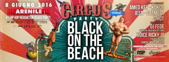 Serata Black On The Beach Arenile di Bagnoli