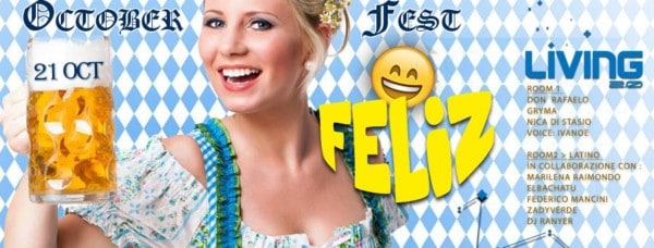 Serata Feliz al Living Club Venerdì 21 Ottobre 2016