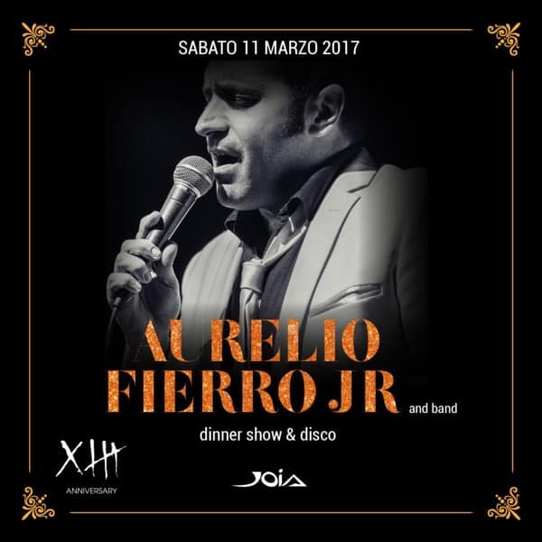 JOIA Sabato 11 Marzo 2017 con Aurelio Fierro Band
