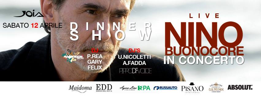 sabato 12 aprile nino buonocore joia