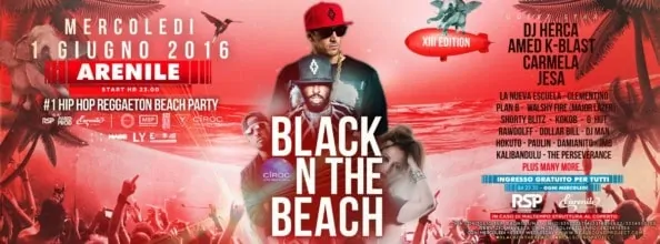Black On The Beach Mercoledì 1 Giugno 2016