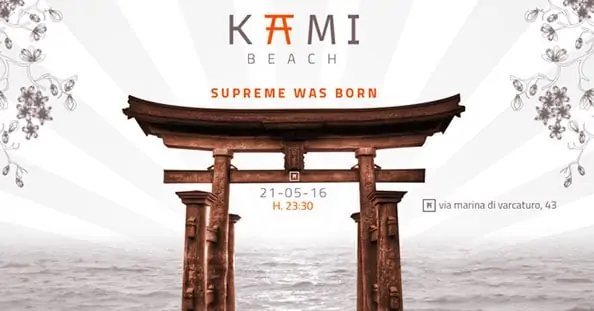 kami beach varcaturo inaugurazione