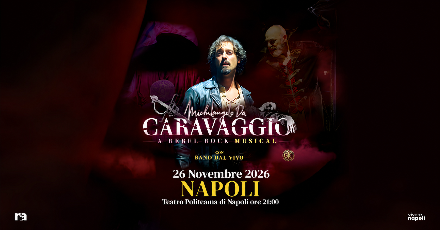 Caravaggio a Napoli: il rock musical al Politeama