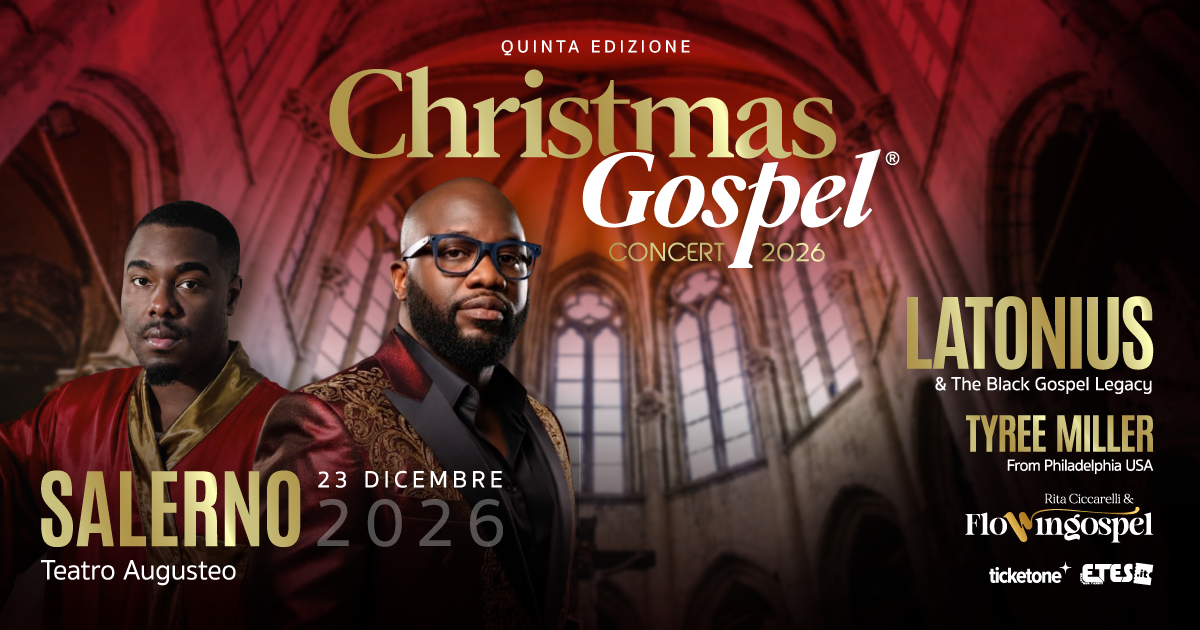Christmas Gospel Concert Salerno 2026: voci all’Augusteo