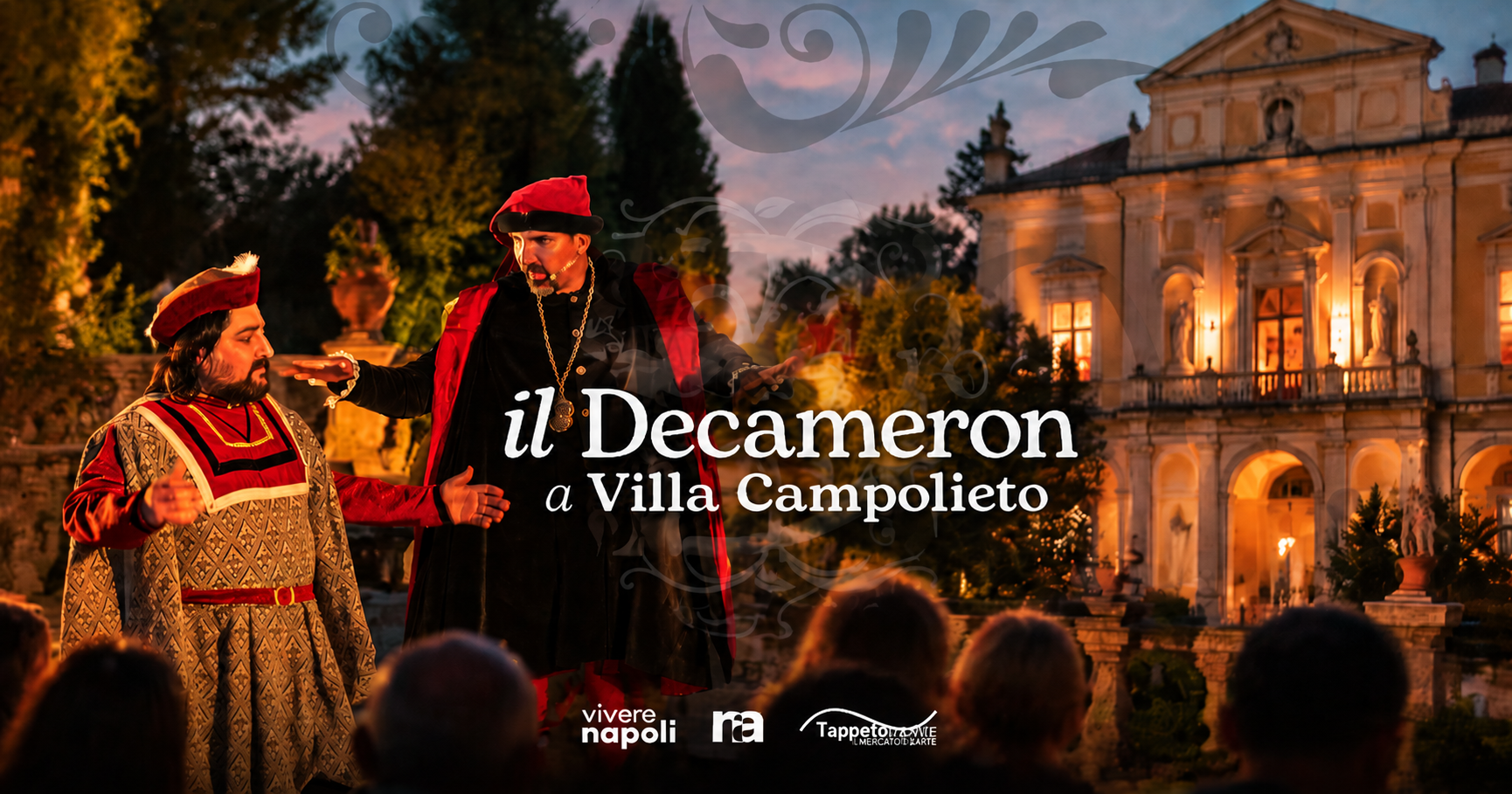 Il Decameron a Villa Campolieto: teatro lungo il Miglio d’Oro