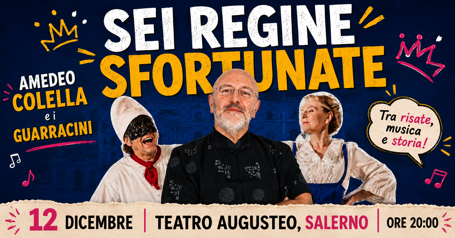 Sei Regine Sfurtunate a Salerno: Colella e i Guarracini