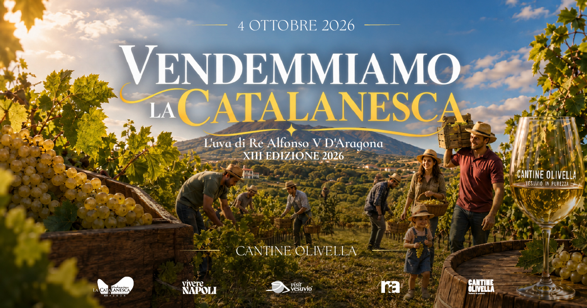 Vendemmiamo la Catalanesca 2026: una giornata sul Vesuvio