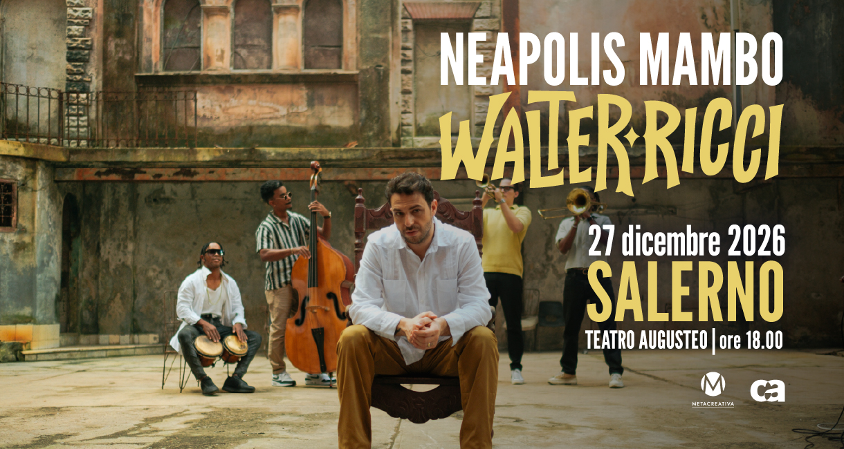 Walter Ricci a Salerno: Neapolis Mambo il 27 dicembre
