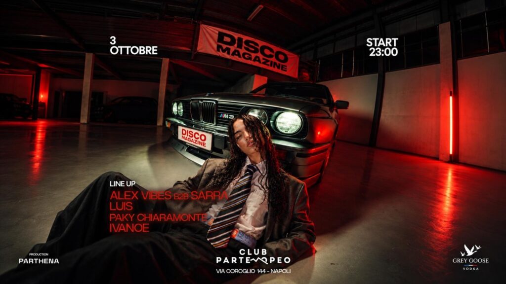 Disco Magazine by Parthena al Club Partenopeo il 3 ottobre