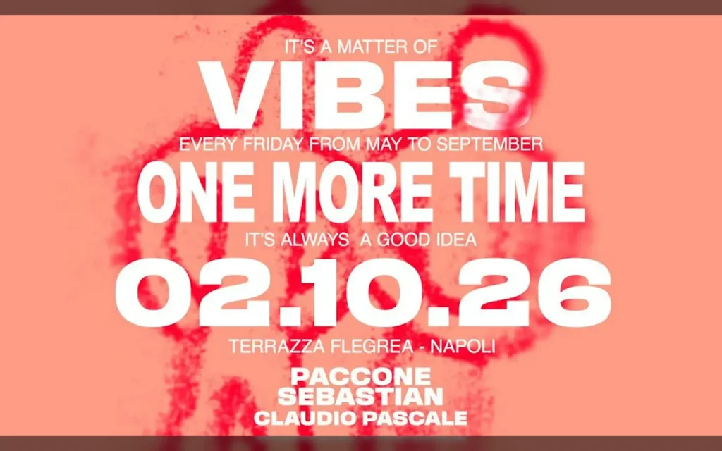 It’s Matter of Vibes Friday alla Terrazza Flegrea il 2 ottobre