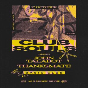 John Talabot al Basic Club: SOULEXPRESS il 17 ottobre
