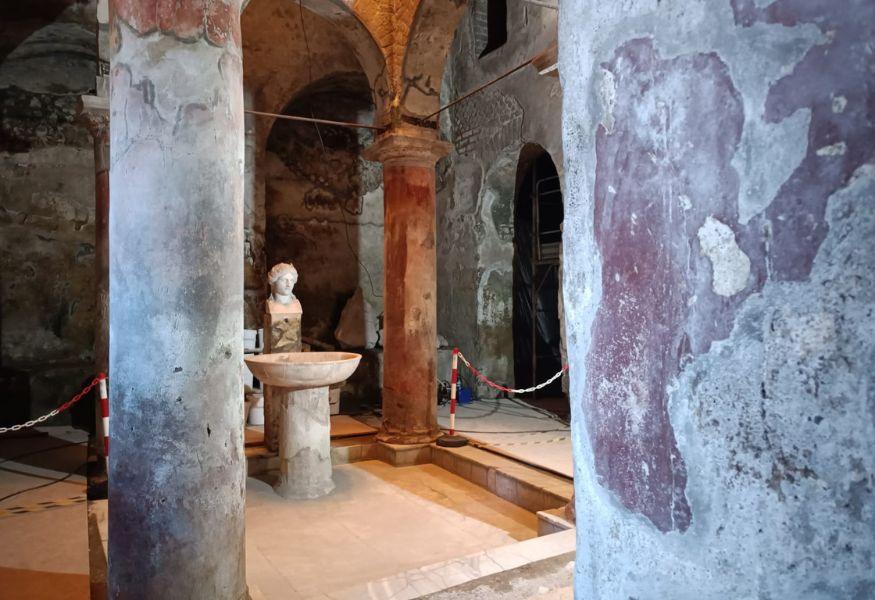Le Terme Suburbane di Ercolano riaprono: visite speciali nel cantiere di restauro