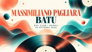 Massimiliano Pagliara e Batu al REC Club di Napoli il 24 ottobre 2026