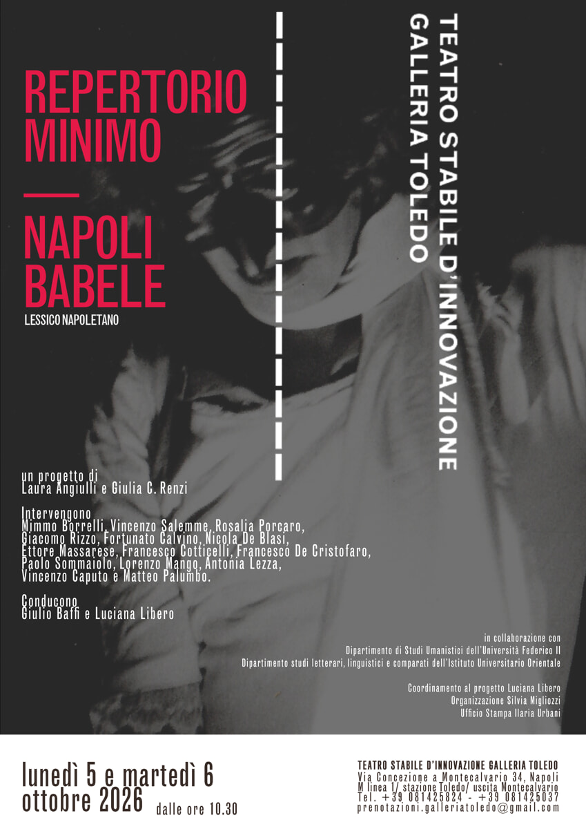 Napoli Babele a Galleria Toledo: il programma del 5 e 6 ottobre 2026