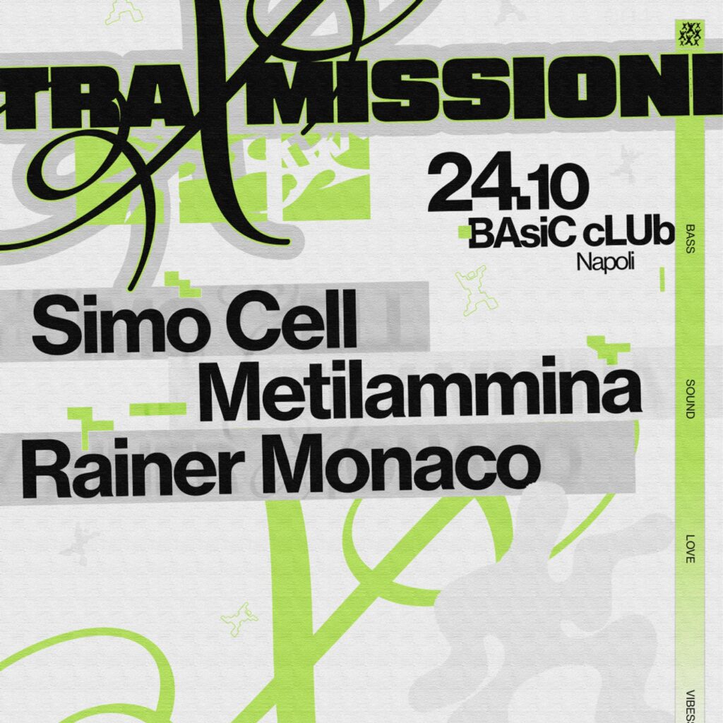 TRAXMISSIONI al Basic: Simo Cell e la line-up del 24 ottobre