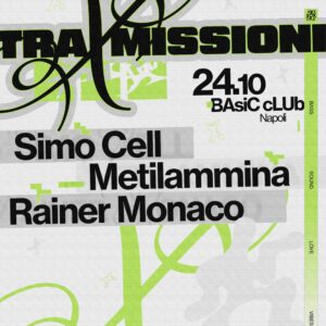 TRAXMISSIONI al Basic: Simo Cell e la line-up del 24 ottobre